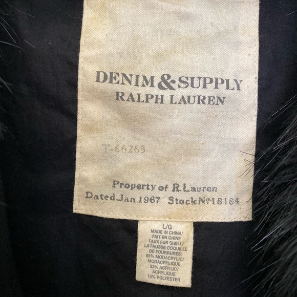Ralph Lauren denim supply faux vest - Picture 3 of 5